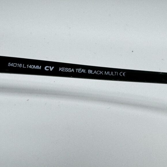 BCBGMAXAZRIA KESSA Teal Black Multi Eyeglasses Frames 54-16-140mm H13611 - Picture 6 of 7